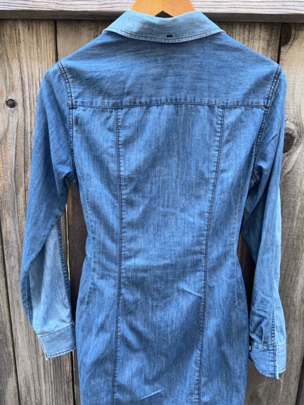 Rag and Bone Indigo Denim Destroyed Sadie Dress Size Small - Picture 10 of 10
